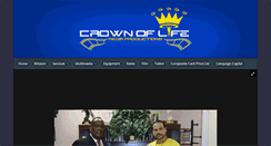 Desktop Screenshot of crownoflifemediaproductioninc.org